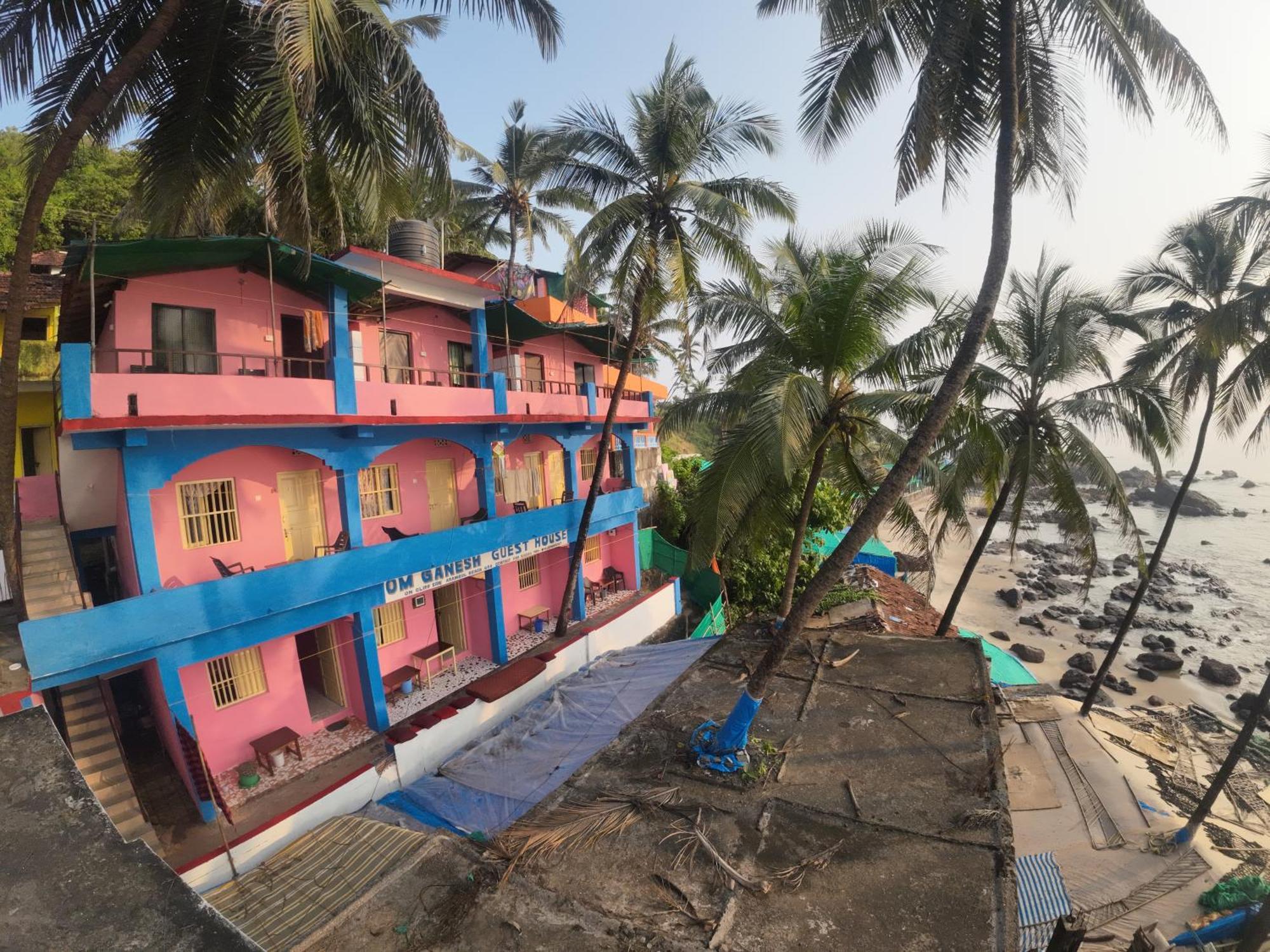 Om Ganesh Guest House Cliffside Arambol Zewnętrze zdjęcie
