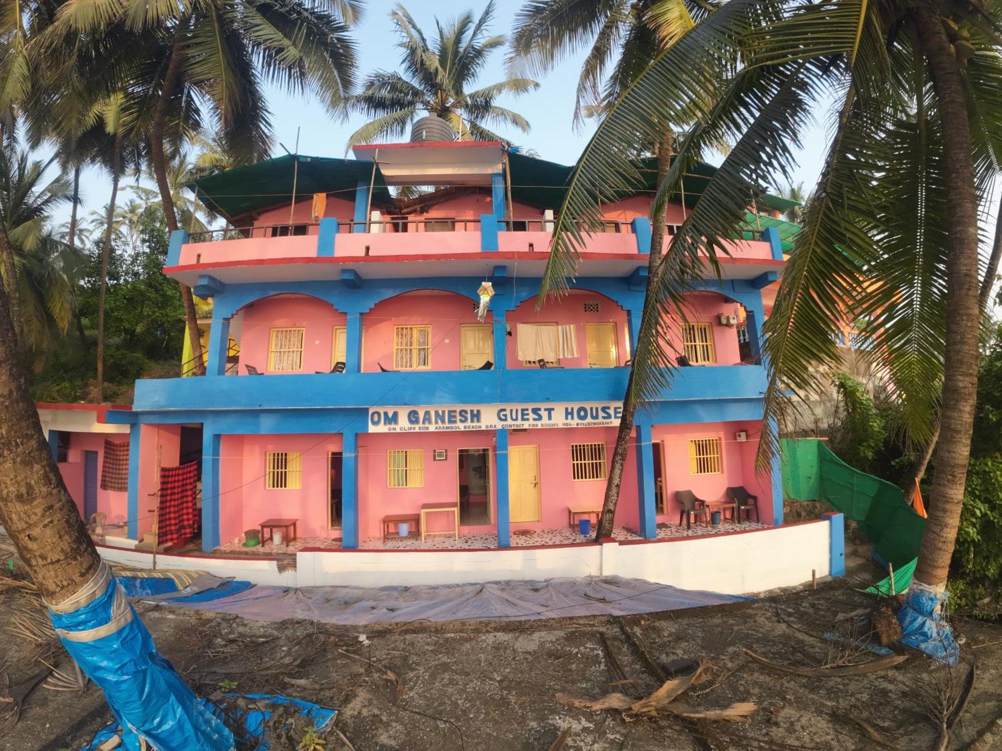 Om Ganesh Guest House Cliffside Arambol Zewnętrze zdjęcie