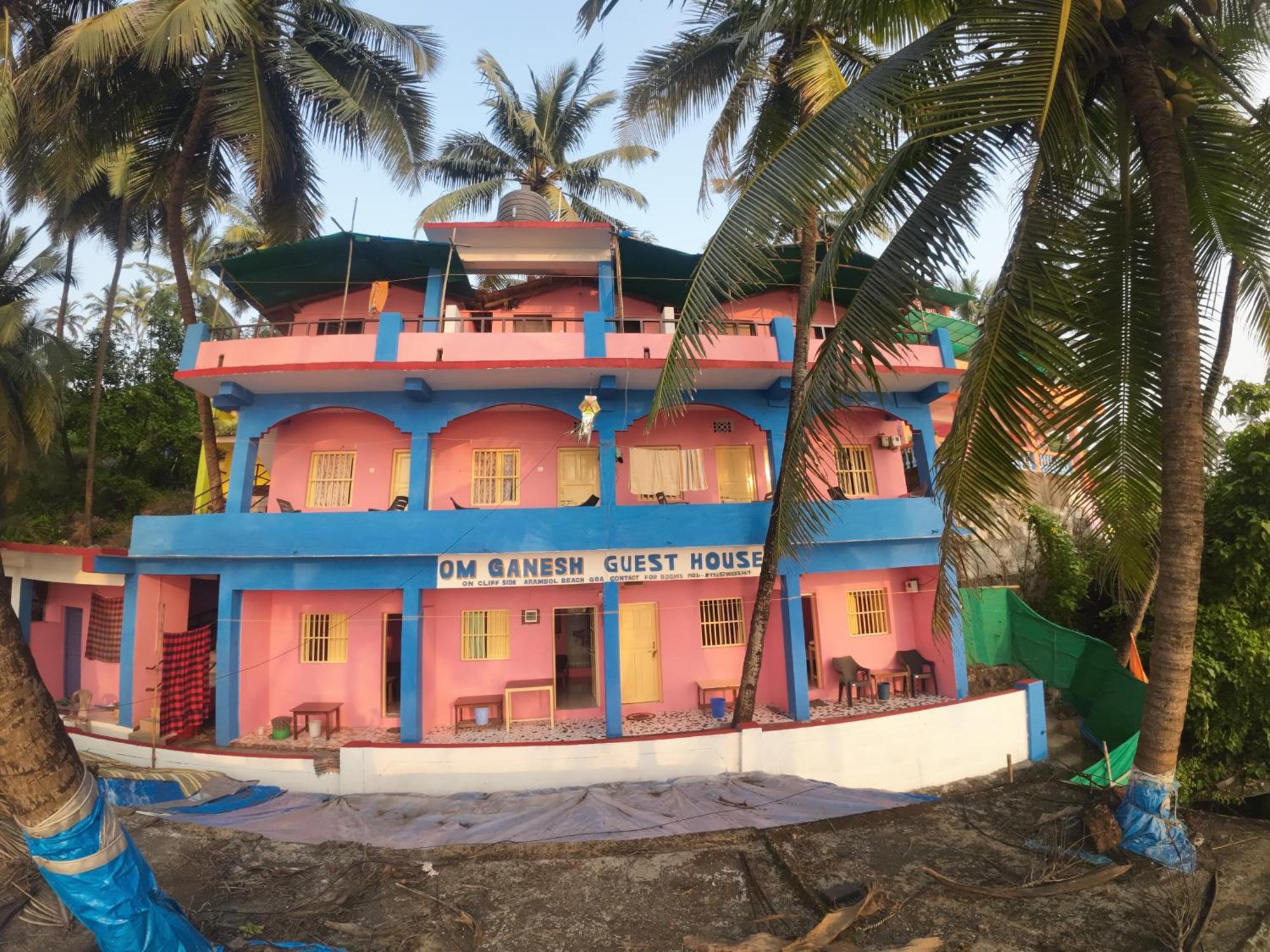 Om Ganesh Guest House Cliffside Arambol Zewnętrze zdjęcie