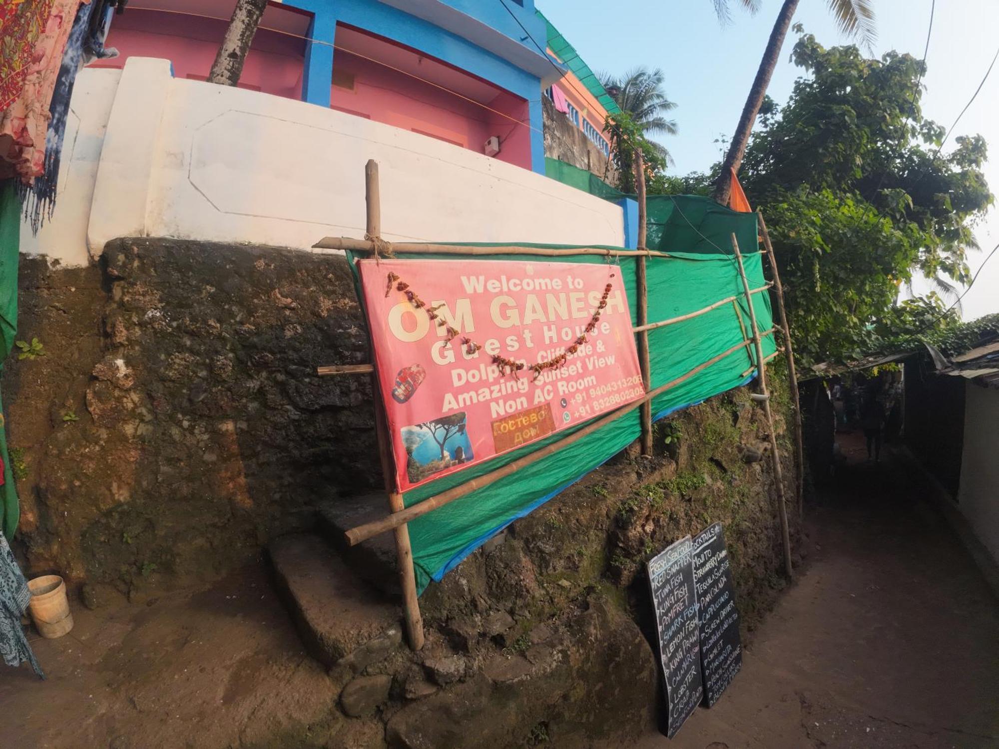 Om Ganesh Guest House Cliffside Arambol Zewnętrze zdjęcie