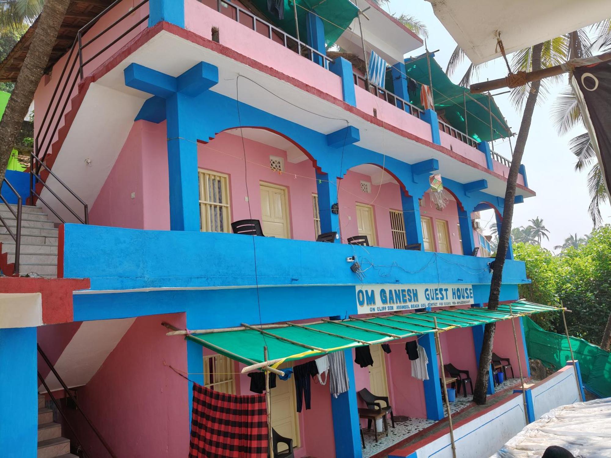 Om Ganesh Guest House Cliffside Arambol Pokój zdjęcie